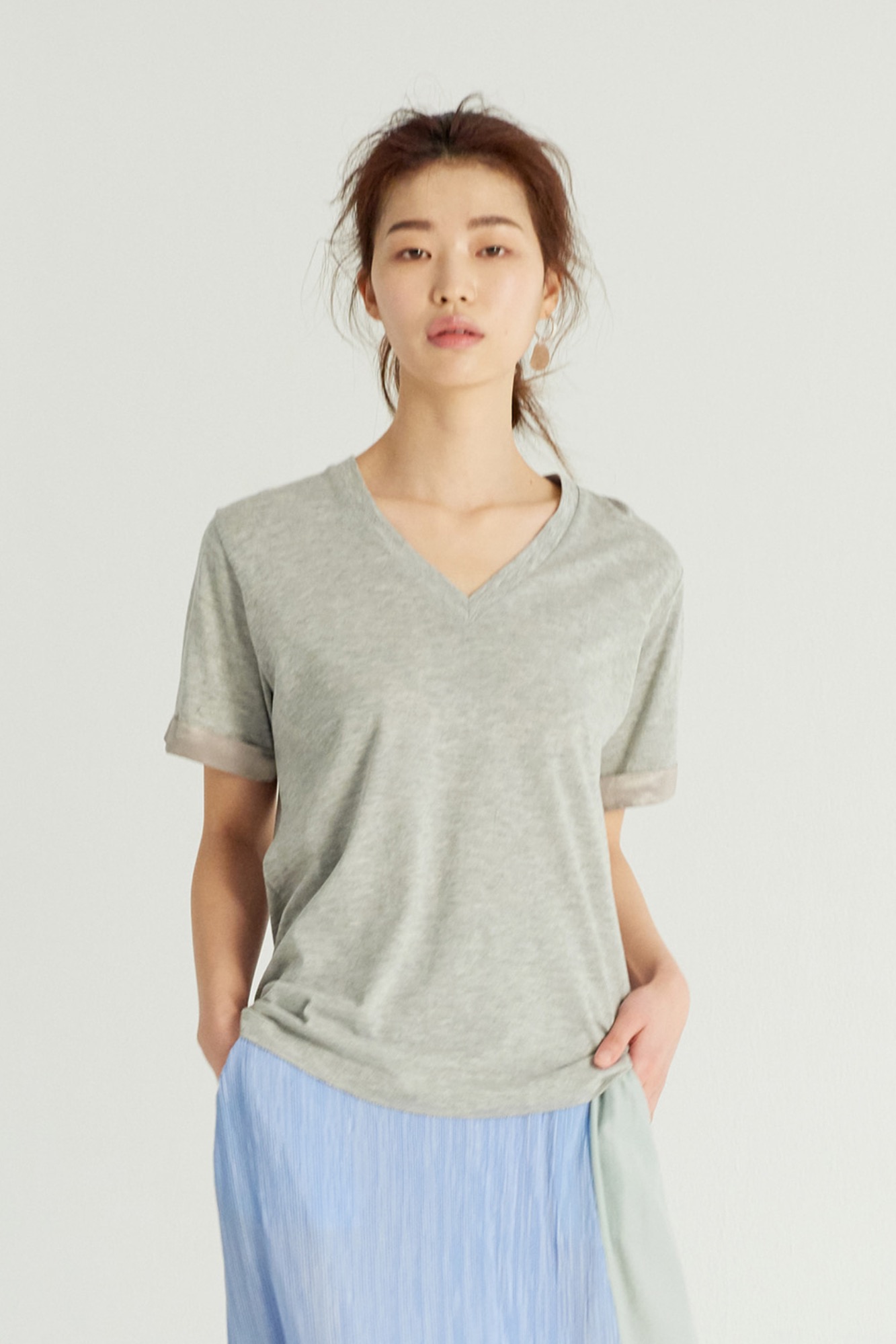 Classic Silk Pointed T-shirt