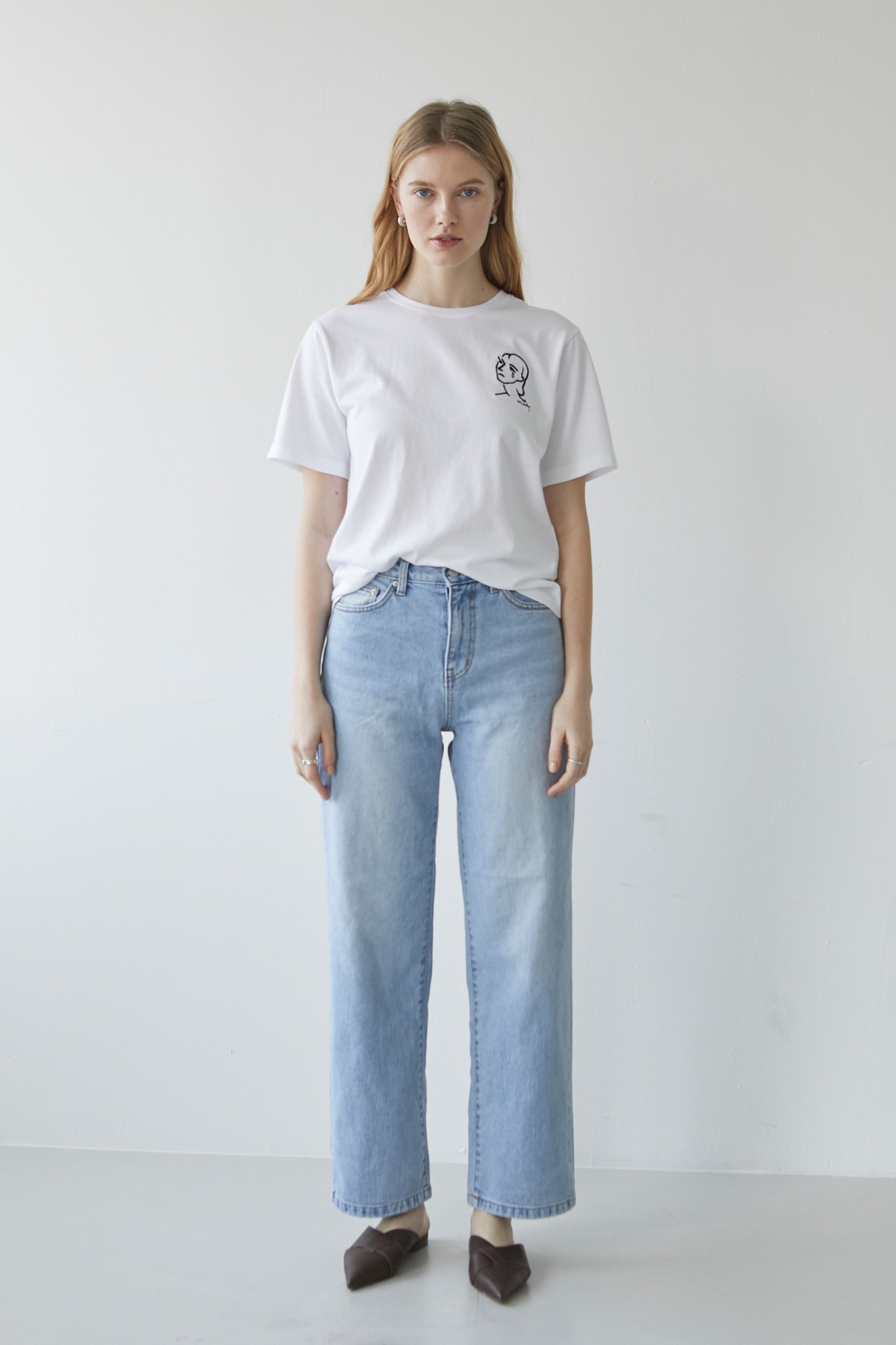 Signature Daily Wide Jeans - Light Blue
